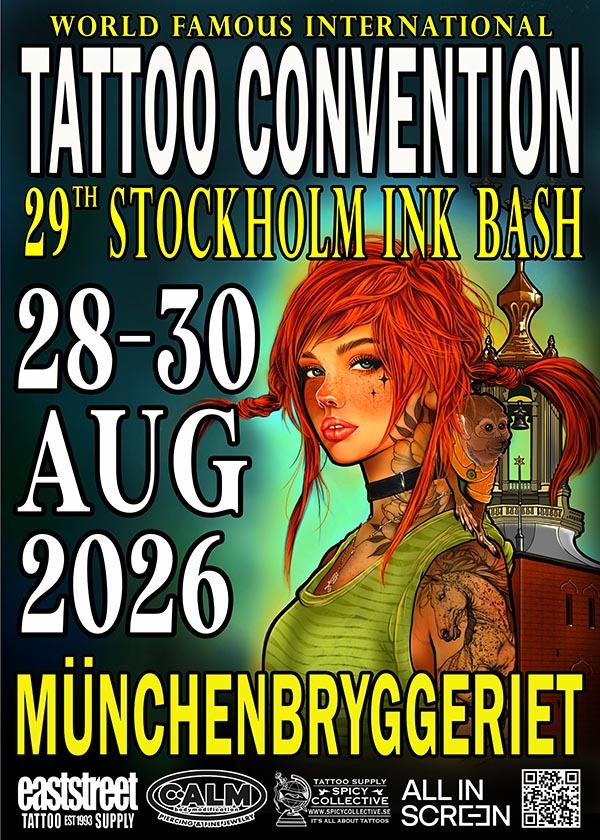Ancientskin - Stockholm Ink Bash 2026